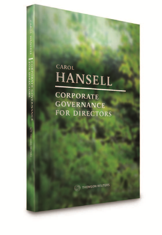 Corporate Governance for Directors by Carol Hansell